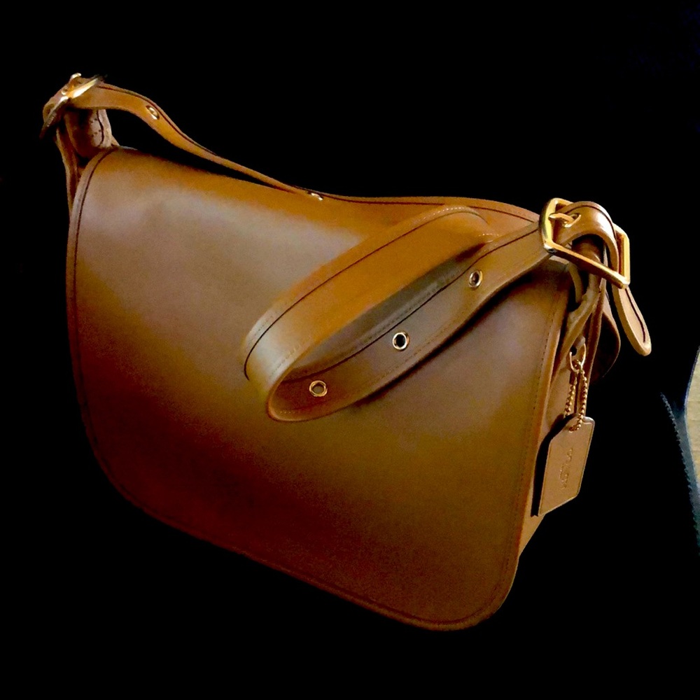 Coach Brown Flap Handbag